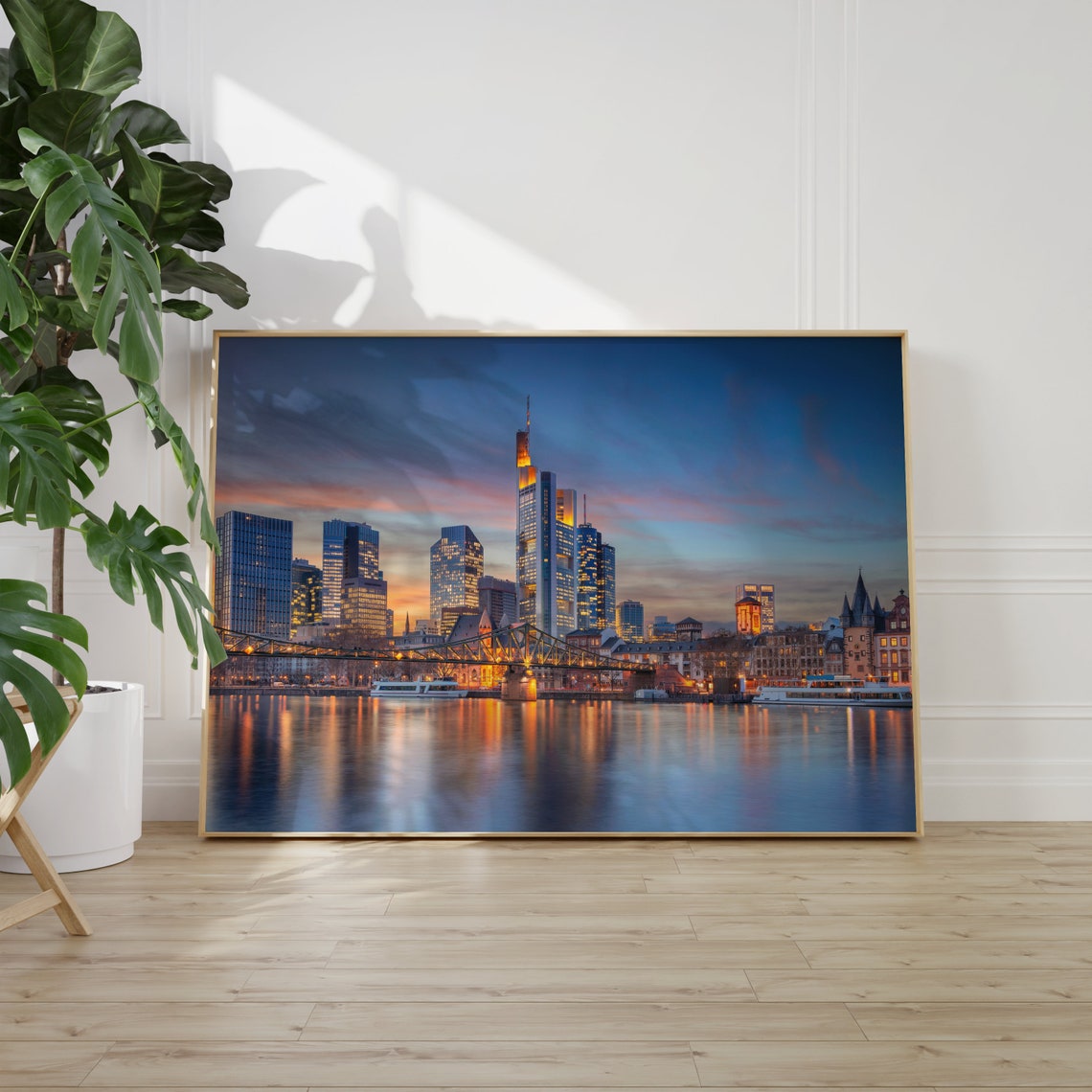 Real Photo Frankfurt Am Main Print Frankfurt Wall Art Frankfurt Poster Frankfurt Photo Frankfurt Poster Print Frankfurt Decor - Image 2