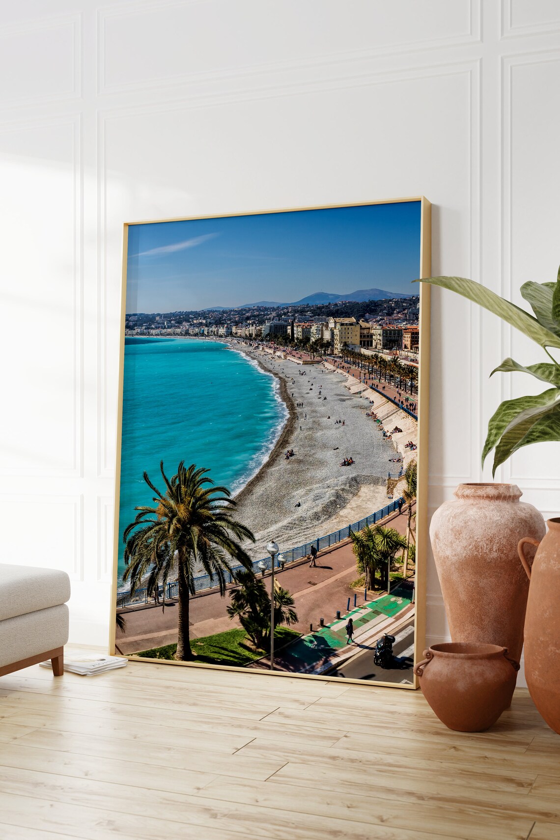 French Riviera Travel Poster, Nice, France - Image 2