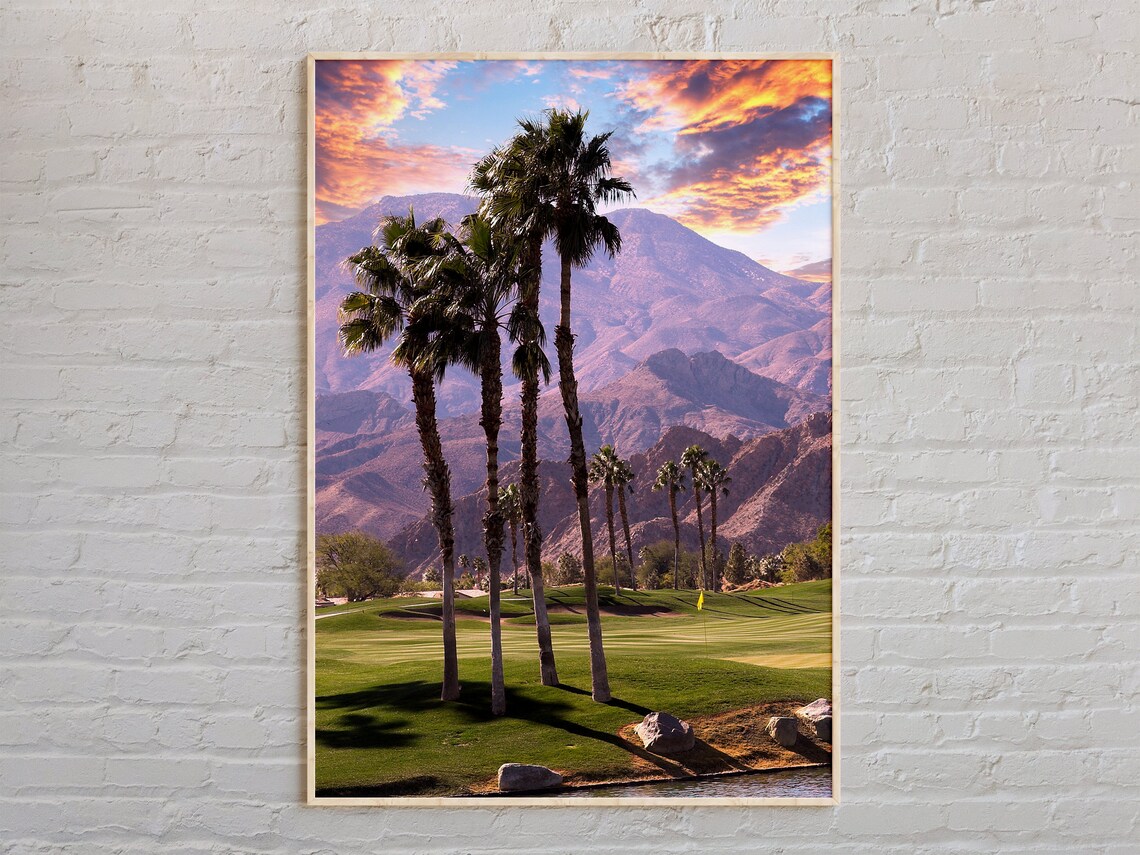 Palm Springs Real Photo Travel Poster, California