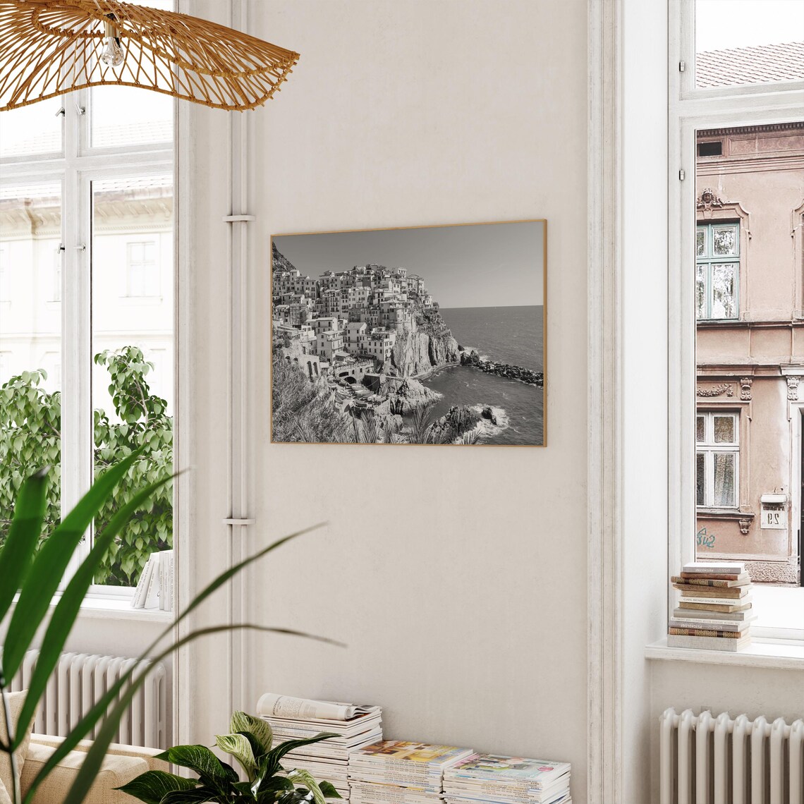 Italy Black And White Wall Art Print - Image 3