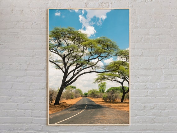 Real Photo Zimbabwe Print Wall Art Poster Decor Africa