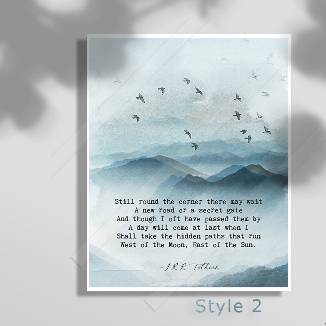 J.R.R. Tolkien Quote, Still Round the Corner Art Print - Image 3