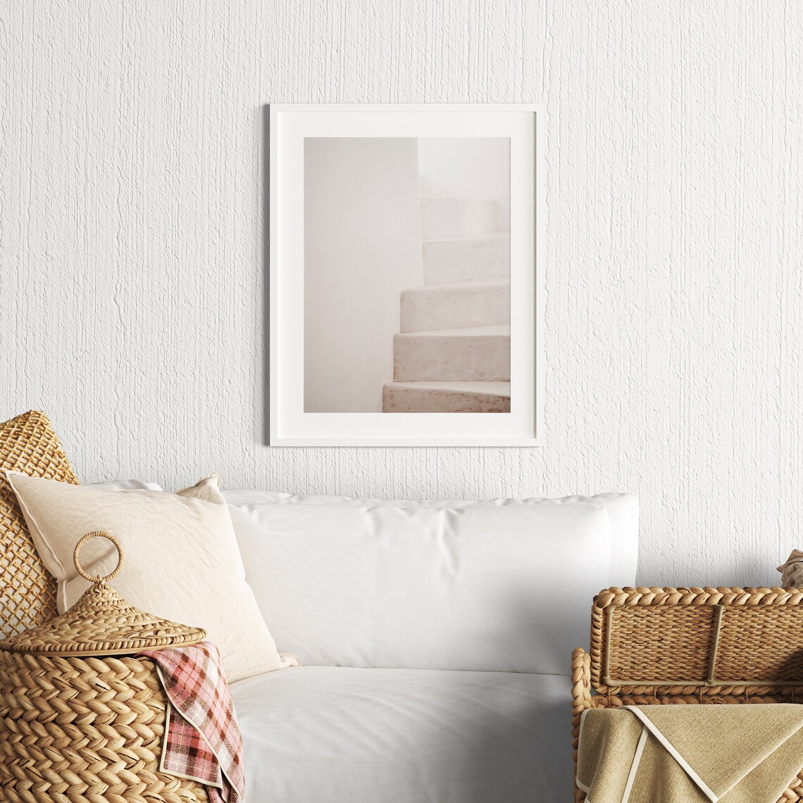 Staircase Boho Minimalist Architecture Art Print - Image 3