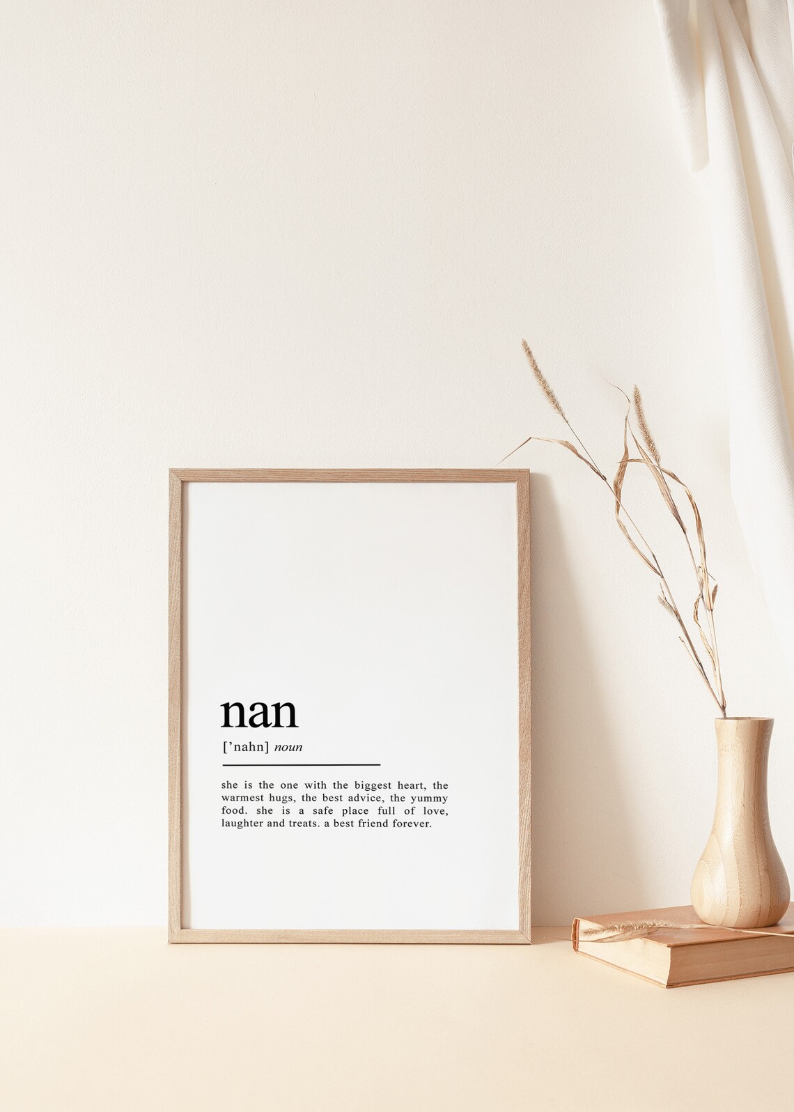 Nan Definition Print, Personalised Gift Art - Image 2