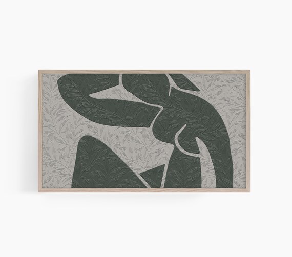 Frame Tv Art Matisse Tv Art Mid Century Modern For 4k Tv Sage Green Abstract Woman Henri Matisse Wall Art