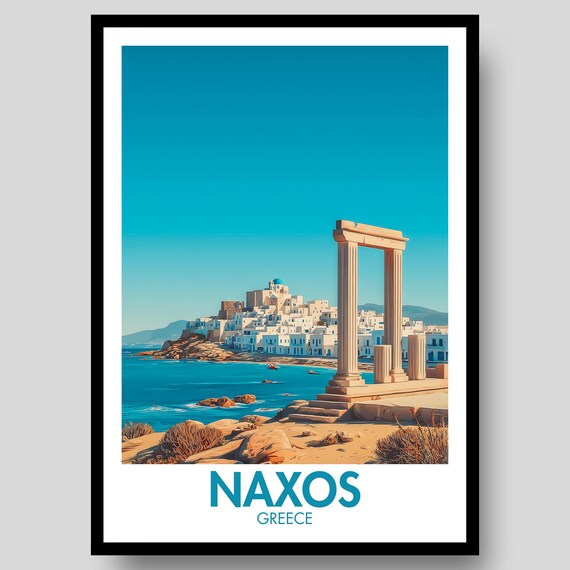 Naxos Poster, Greece Travel Poster
