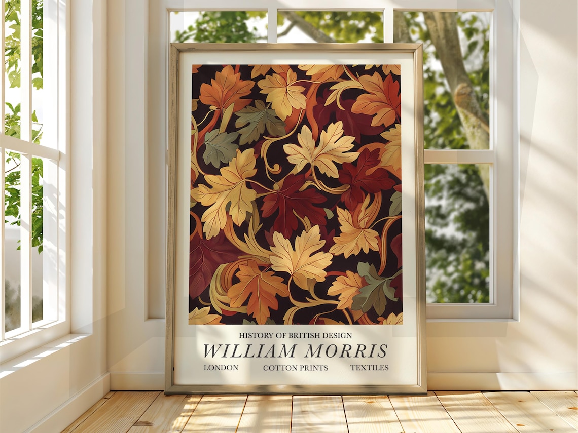 Autumn Leaves Exhibition Gallery Wall Art Print
