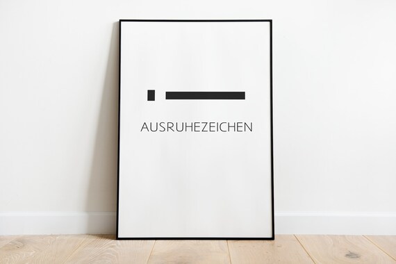 Rest Sign Typography Funny Wall Art Print