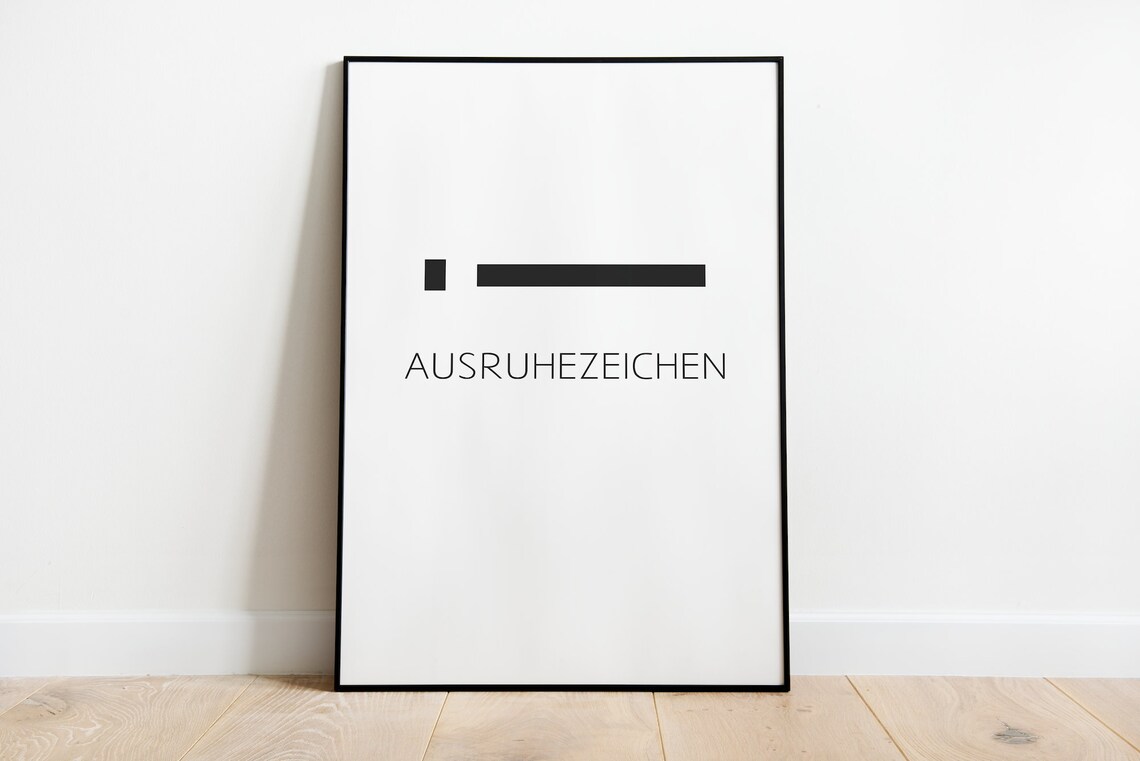 Rest Sign Typography Funny Wall Art Print