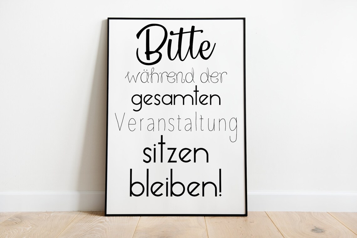 Please Remain Seated Funny Bathroom Art Print