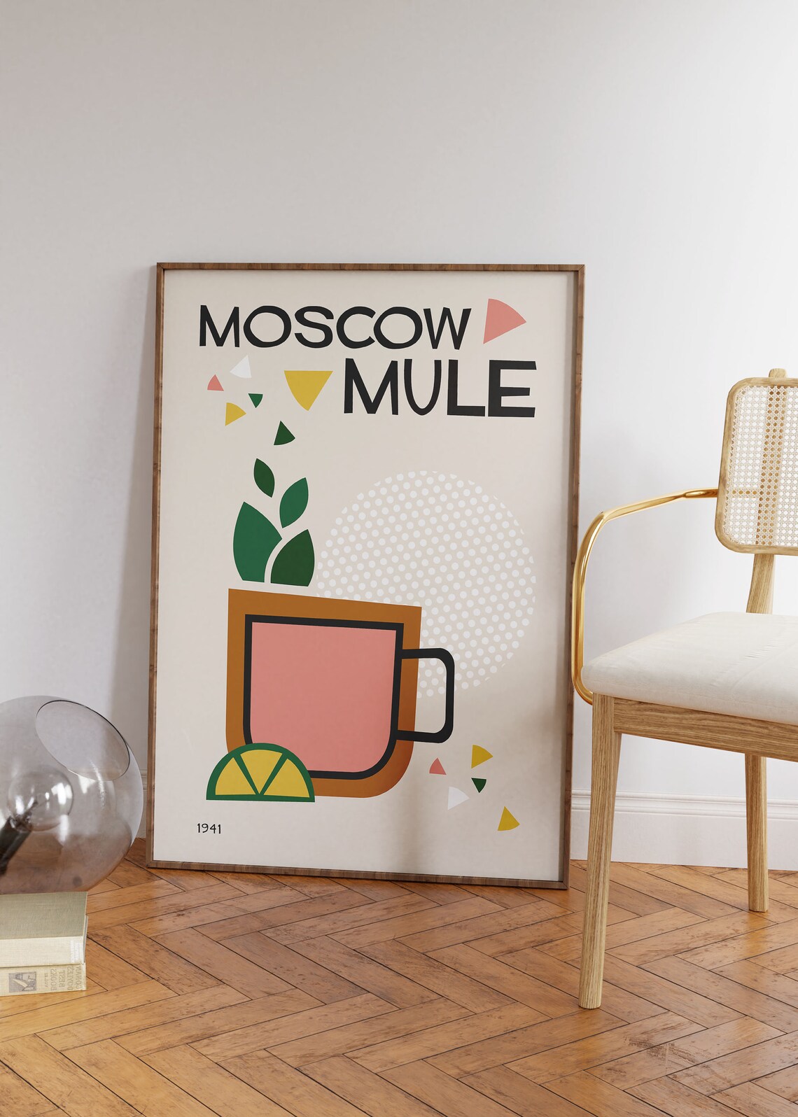 Retro Moscow Mule Mid-Century Kitchen Art Print - Image 2