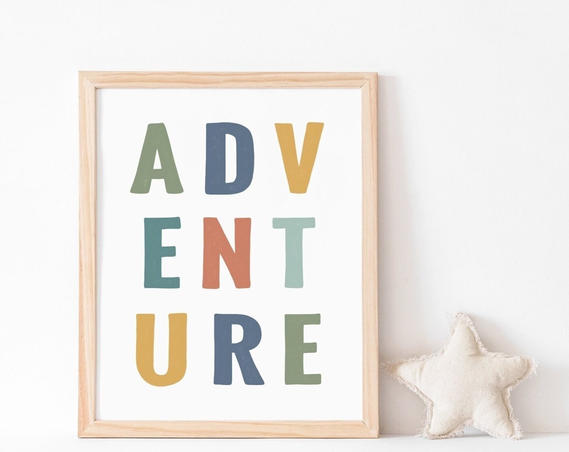 Adventure Print, Playful Nursery Kids Room Poster - Image 2