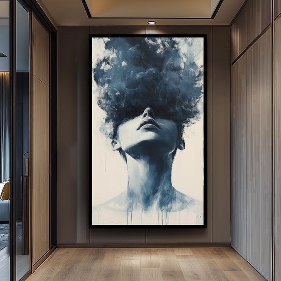 Monochrome Woman Portrait Canvas Minimalist Black And White Wall Art Set Elegant Feminine Decor For Modern Nordic Or Contemporary Spaces