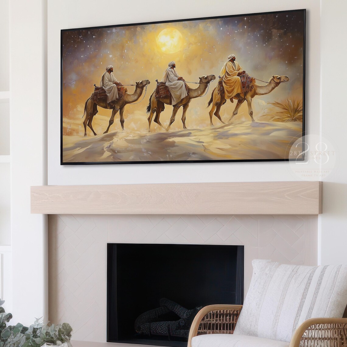 Three Wise Men Christmas Art Print, Christian Holiday - Image 2