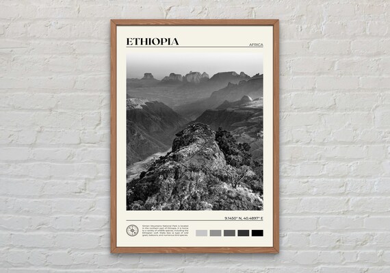 Black And White Ethiopia Print Ethiopia Wall Art Ethiopia Poster Ethiopia Photo Ethiopia Poster Print Ethiopia Wall Decor Africa
