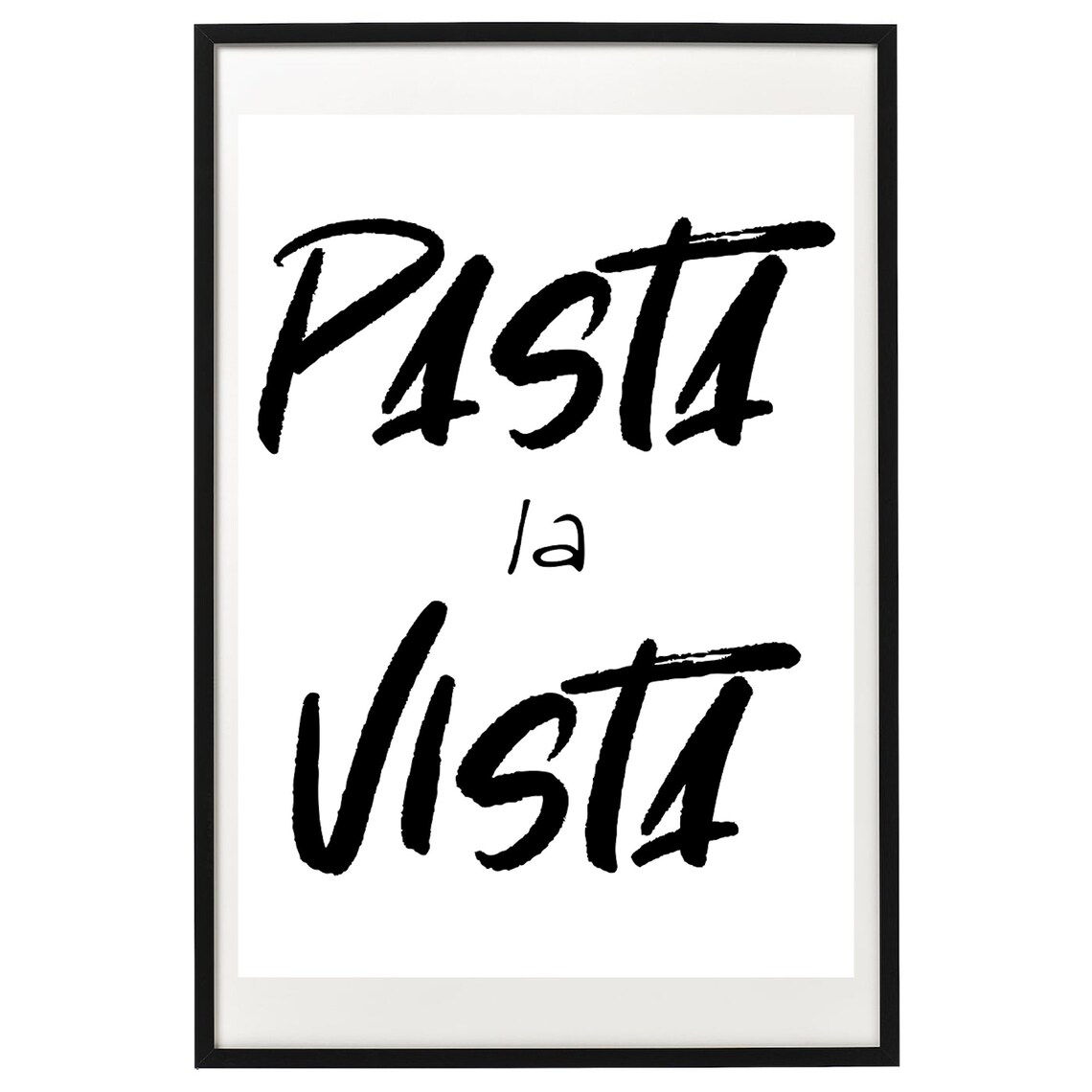 Pasta La Vista Poster, Kitchen Wall Art Print - Image 2