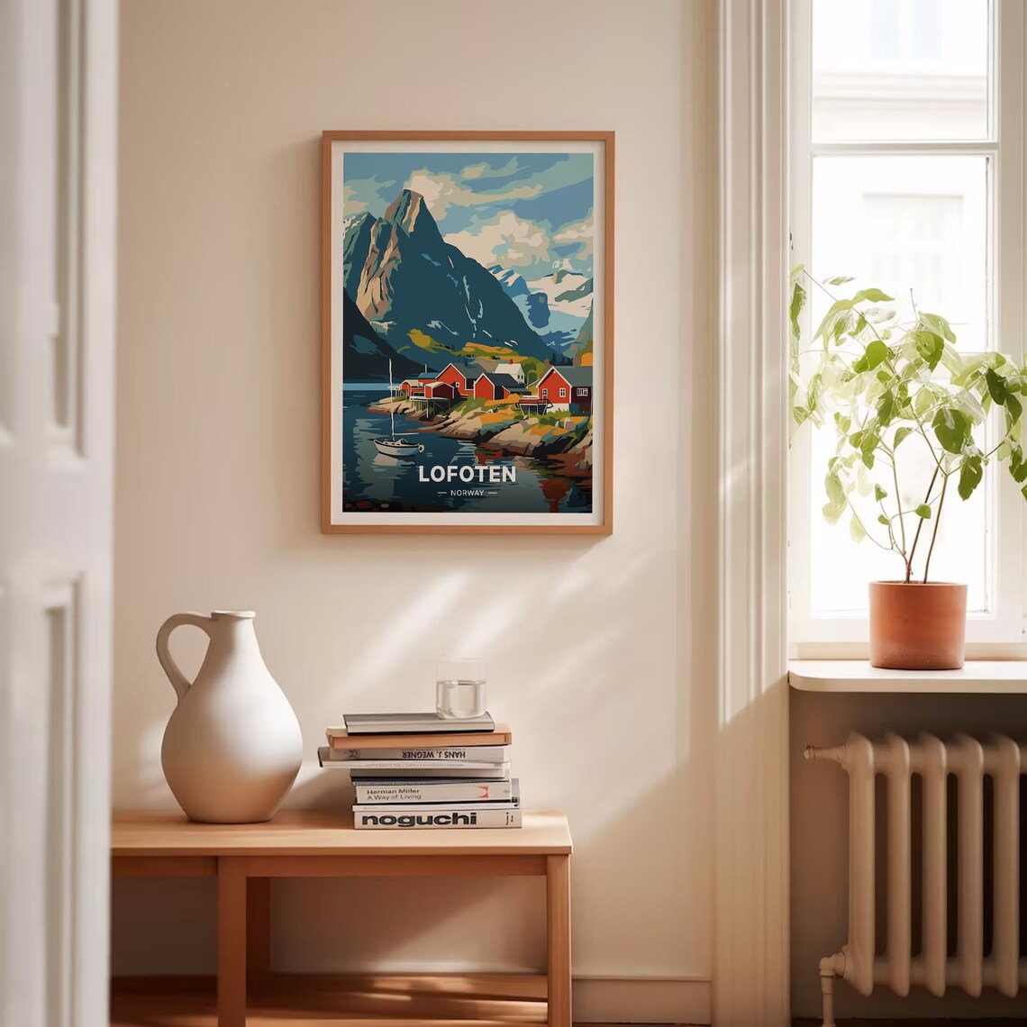 Lofoten Islands Travel Poster, Norway Landscape - Image 4