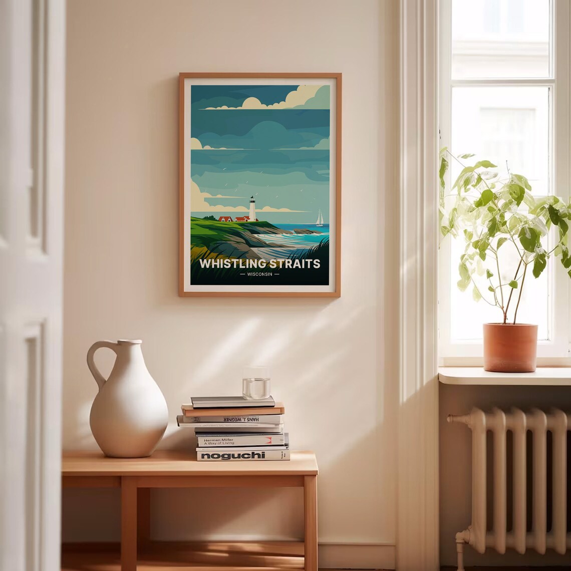 Whistling Straits Golf Course Travel Poster, Wisconsin - Image 4
