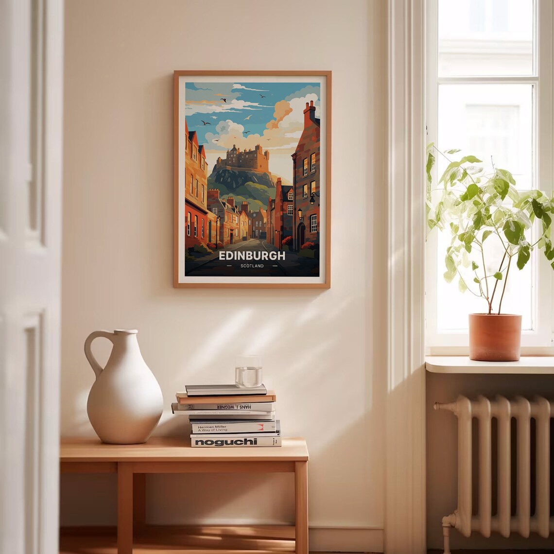 Edinburgh Cityscape Home Office Wall Art Print - Image 4