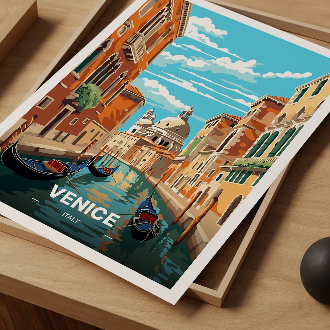 Venice Cityscape Poster, St Mark's Square Travel - Image 3