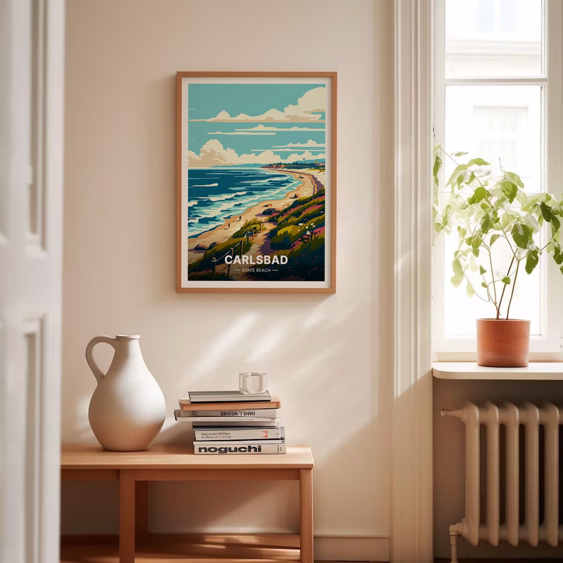 Carlsbad Travel Poster, Coastal Decor Art Print - Image 4