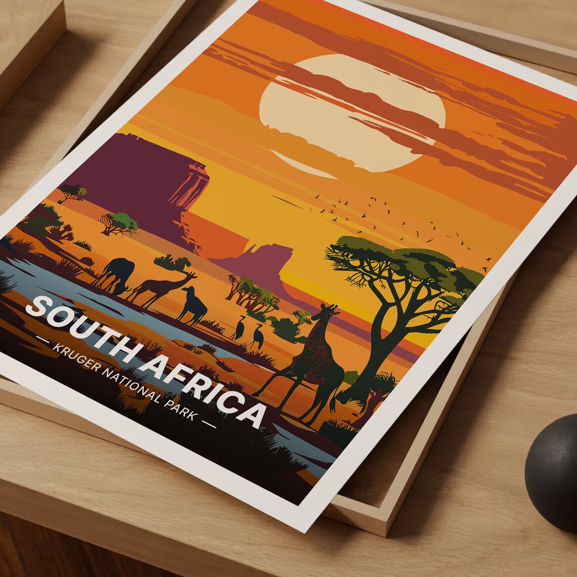 South Africa Safari Poster, Kruger National Park Travel - Image 3