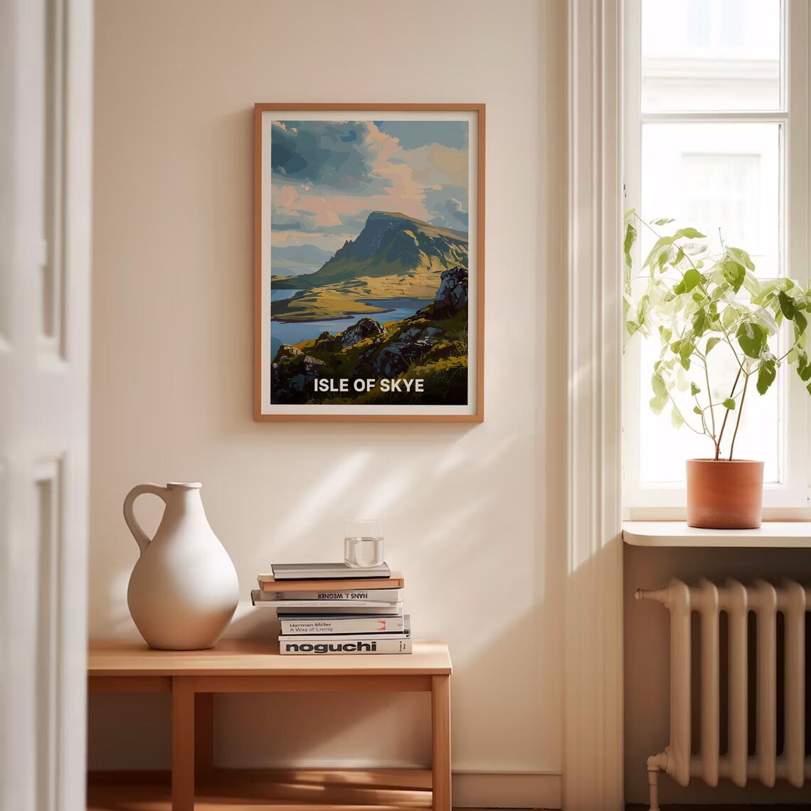 Isle Of Skye Travel Poster, Portree Scotland Landscape - Image 4