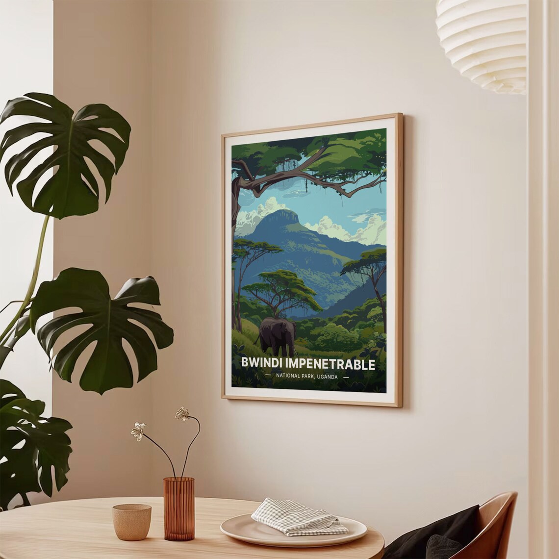 Bwindi Impenetrable Forest Uganda Travel Poster - Image 2