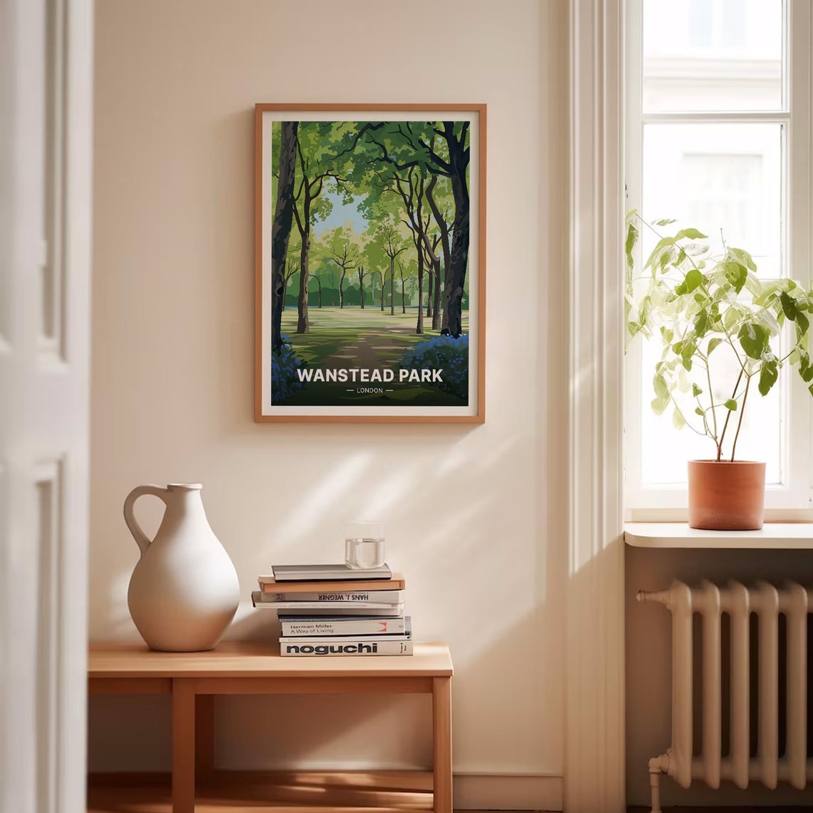 Wanstead Park London Woodland Trees Vintage Nature Walk Poster - Image 4