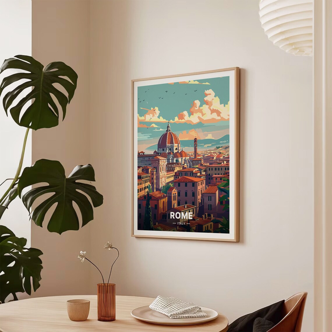 Rome Travel Poster, Italy Wall Art Poster Print - Image 2