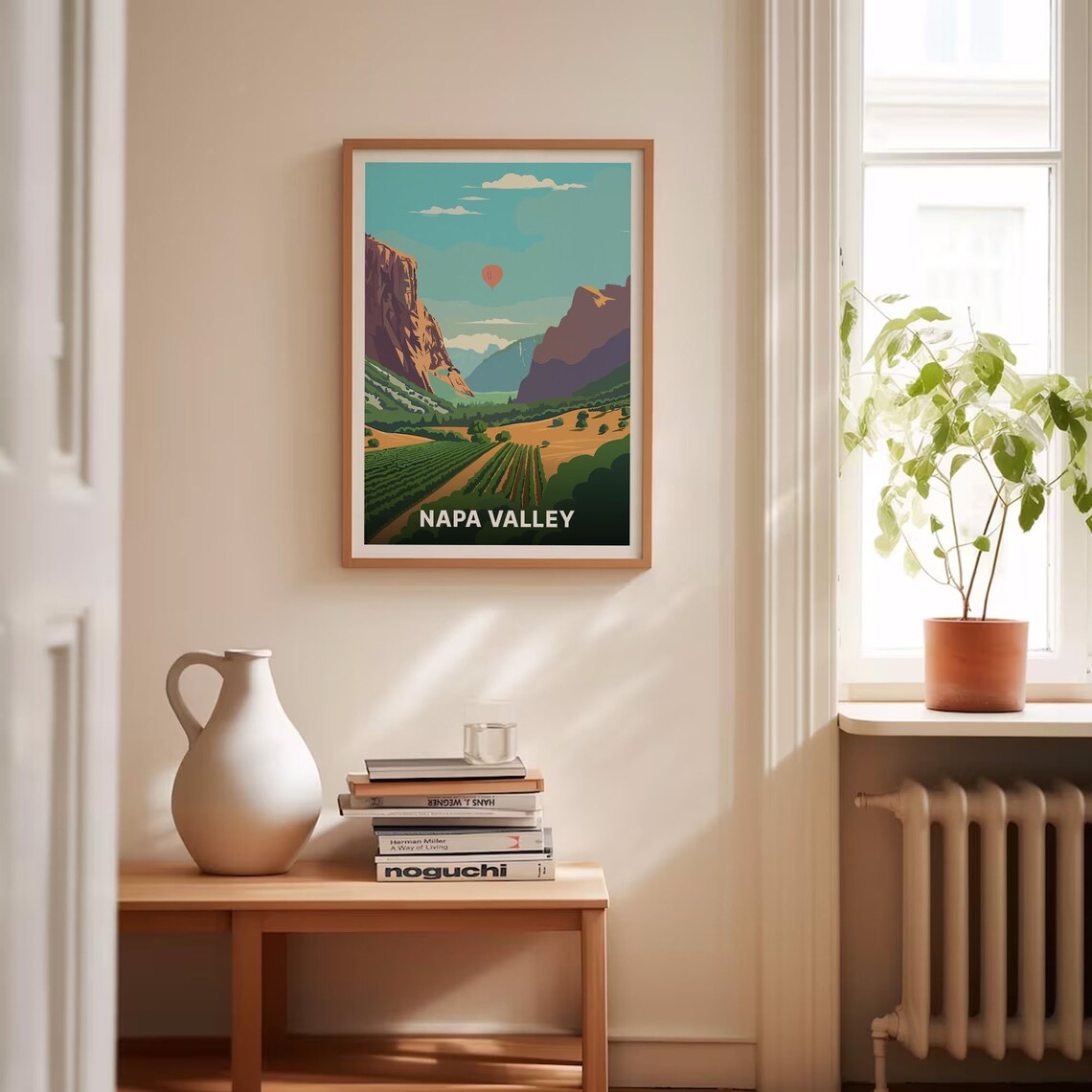 Napa Valley Travel Poster, California Vineyard Art - Image 4