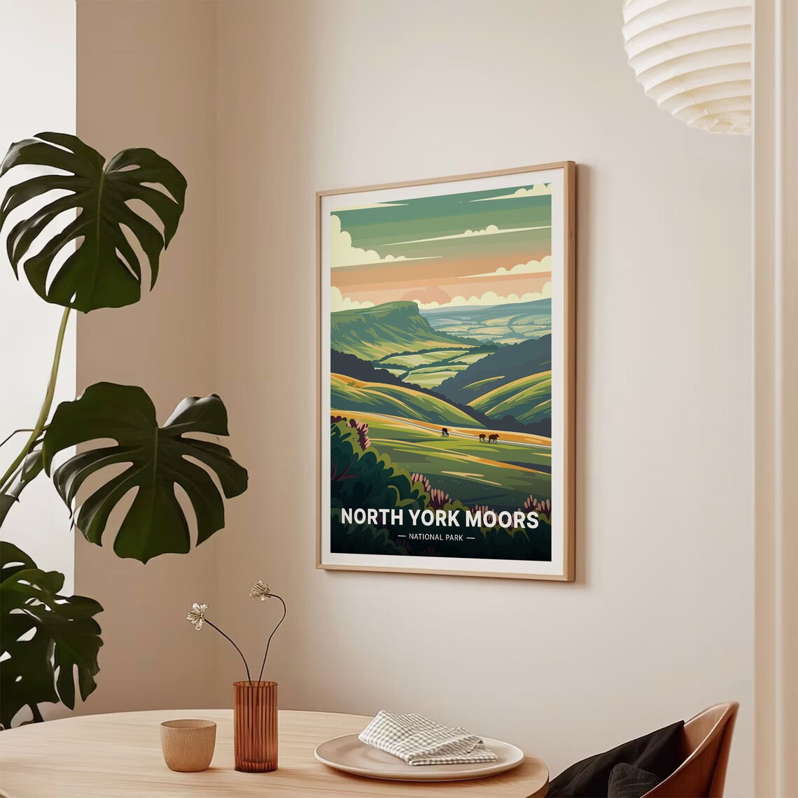 North York Moors National Park Travel Poster - Image 2