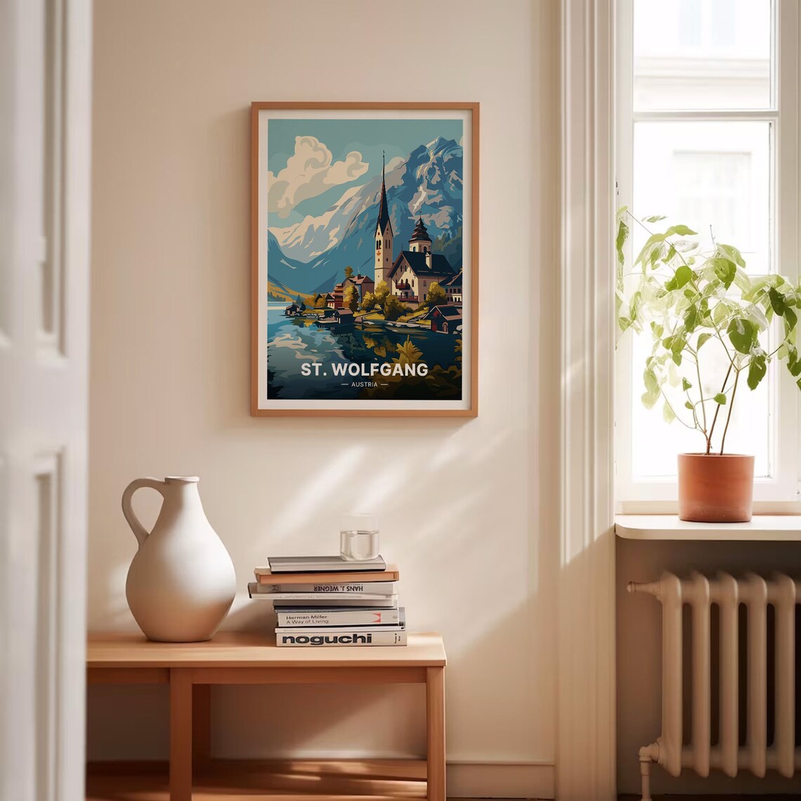 St Wolfgang Austria Travel Poster, Scenic Landscape - Image 4