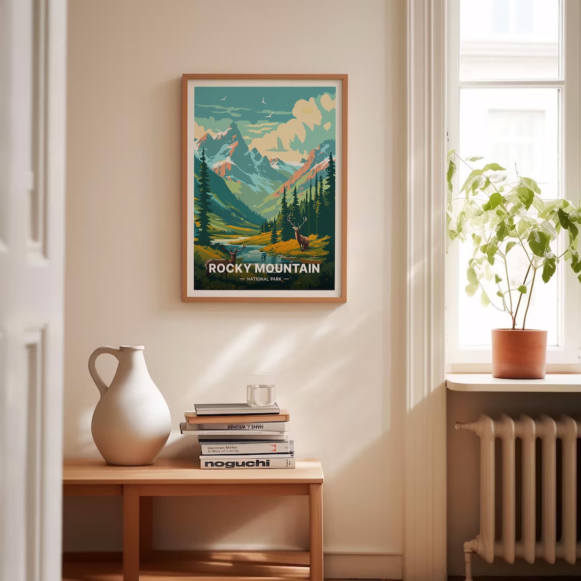 Rocky Mountain National Park Travel Poster, Landscape - Image 4