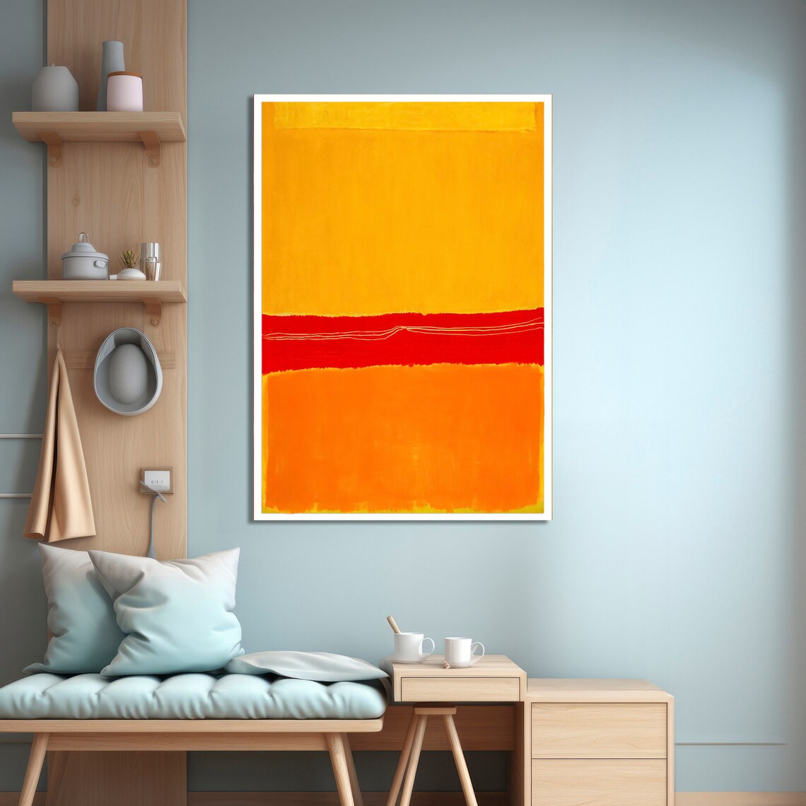 Mark Rokhto Inspired Abstract Art, Modern Decor - Image 4