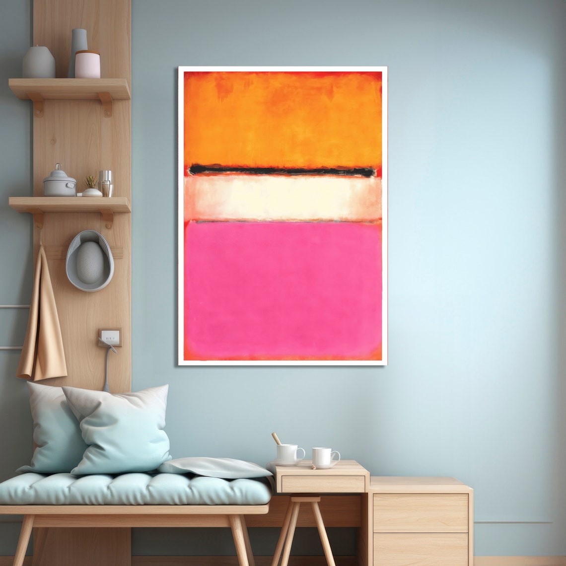 Mark Rothko Style Abstract Art Print - Image 4