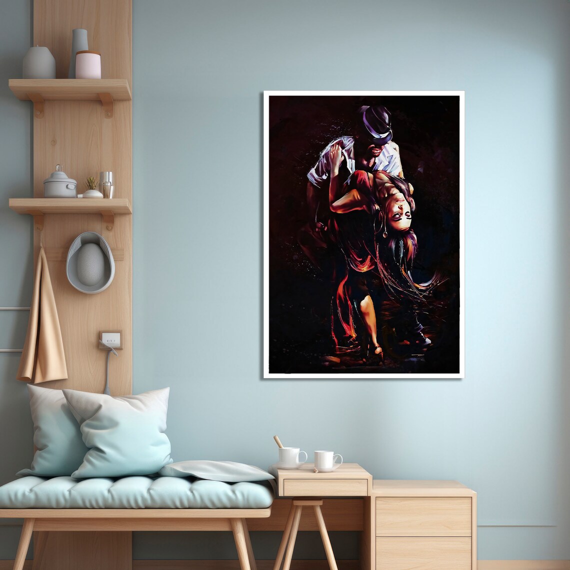 Dynamic Tango Dance Poster, Passionate Studio Decor - Image 4