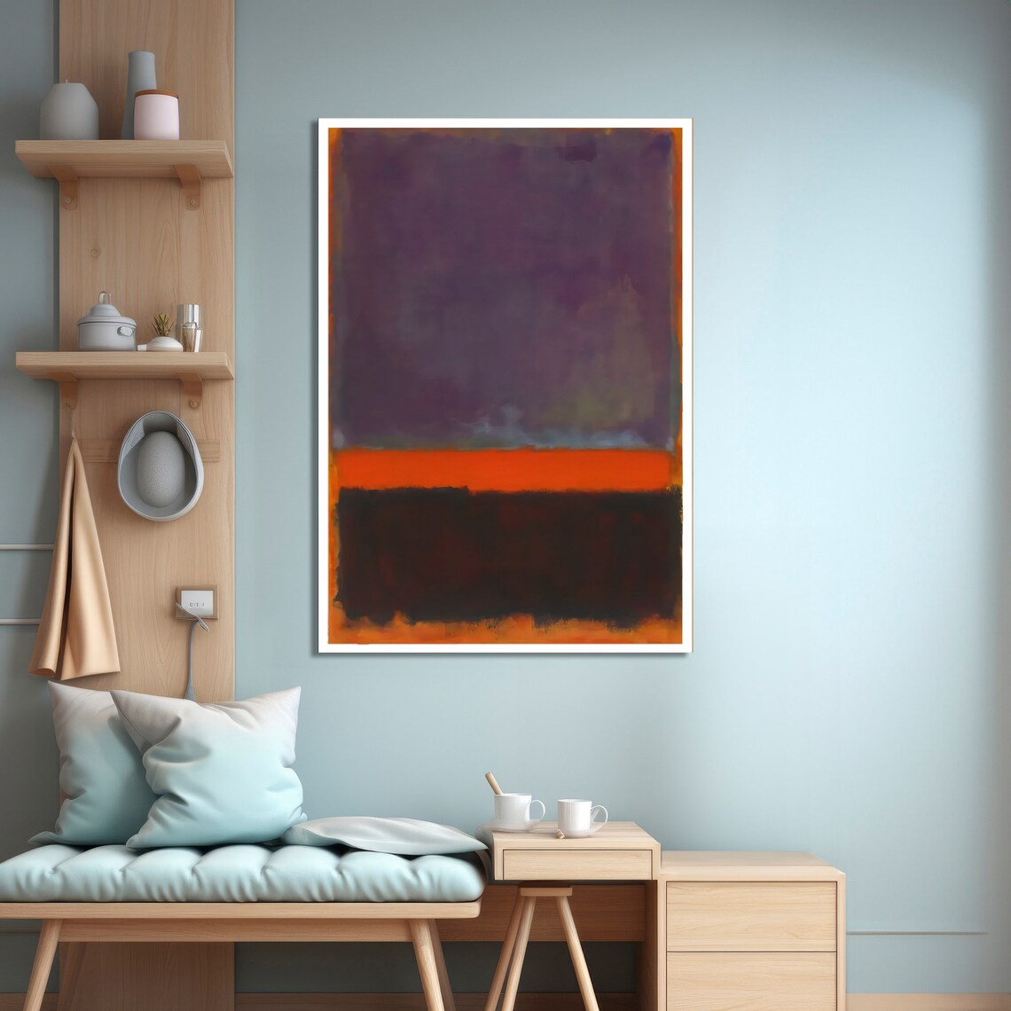 Mark Rokhto Inspired Abstract Art, Modern Decor - Image 3