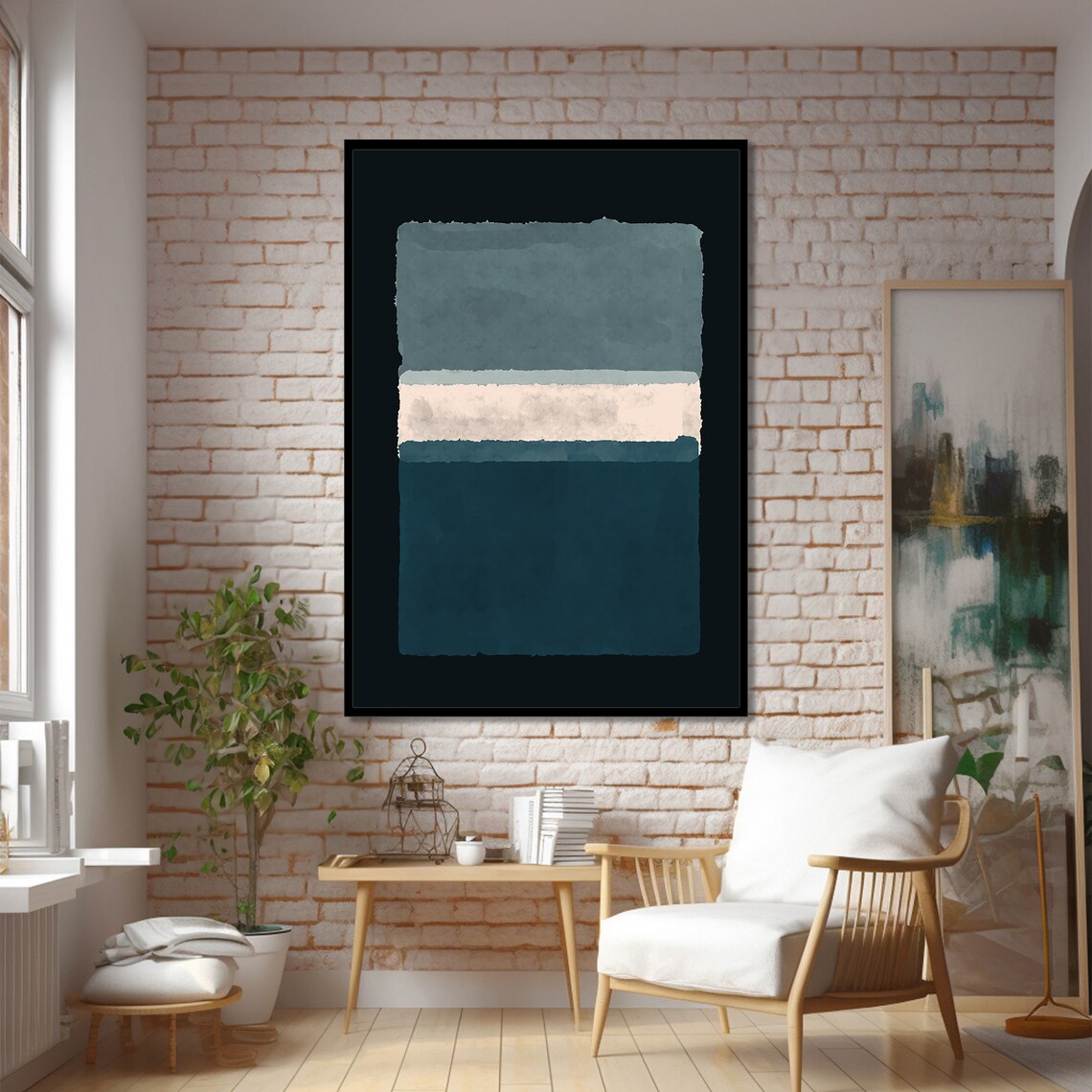 Mark Rokhto Minimalist Abstract Art, Modern Decor - Image 2