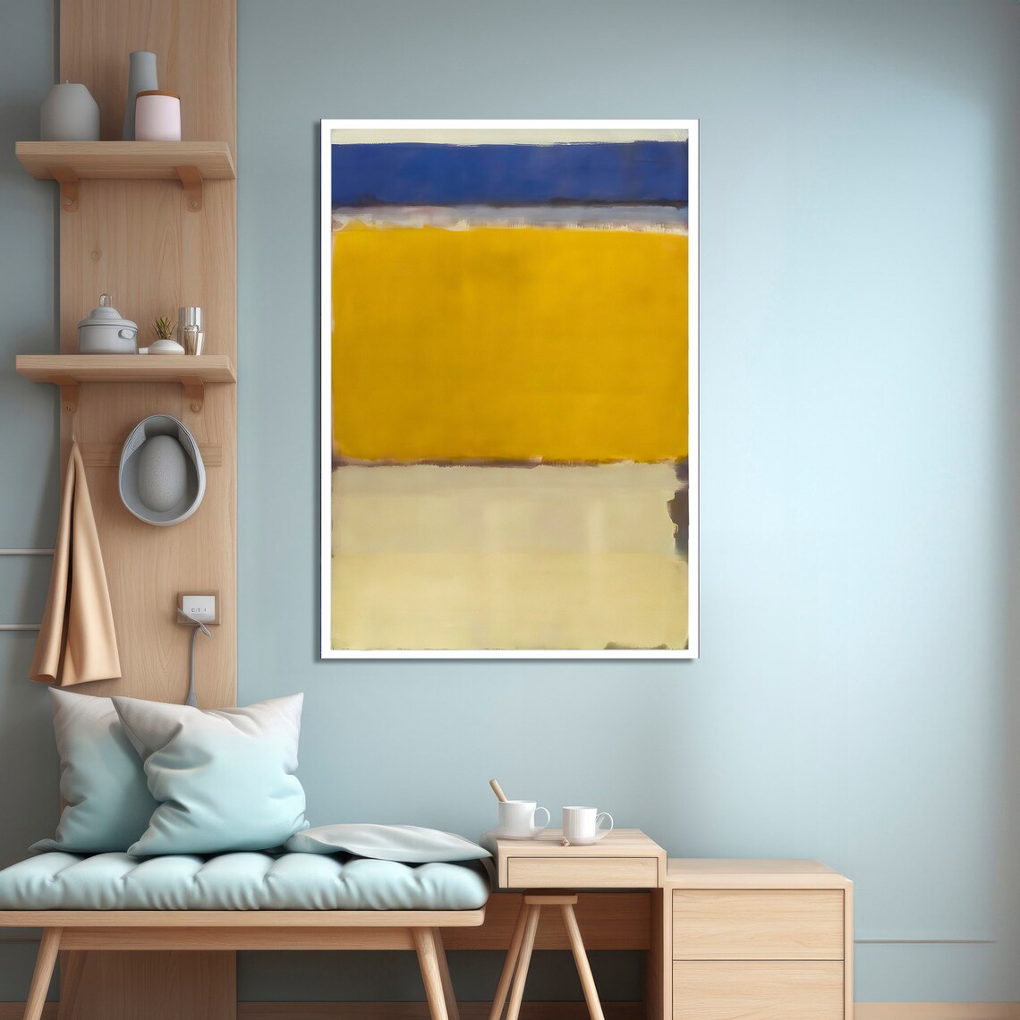 Mark Rokhto Inspired Abstract Art, Minimalist Decor - Image 4