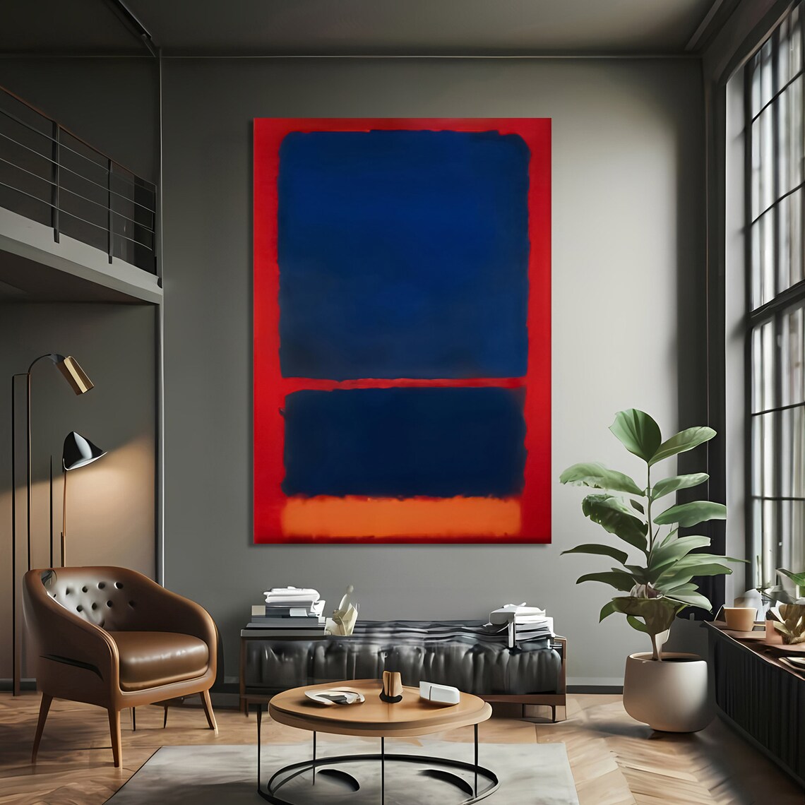 Mark Rokhto Inspired Abstract Art, Modern Decor - Image 3