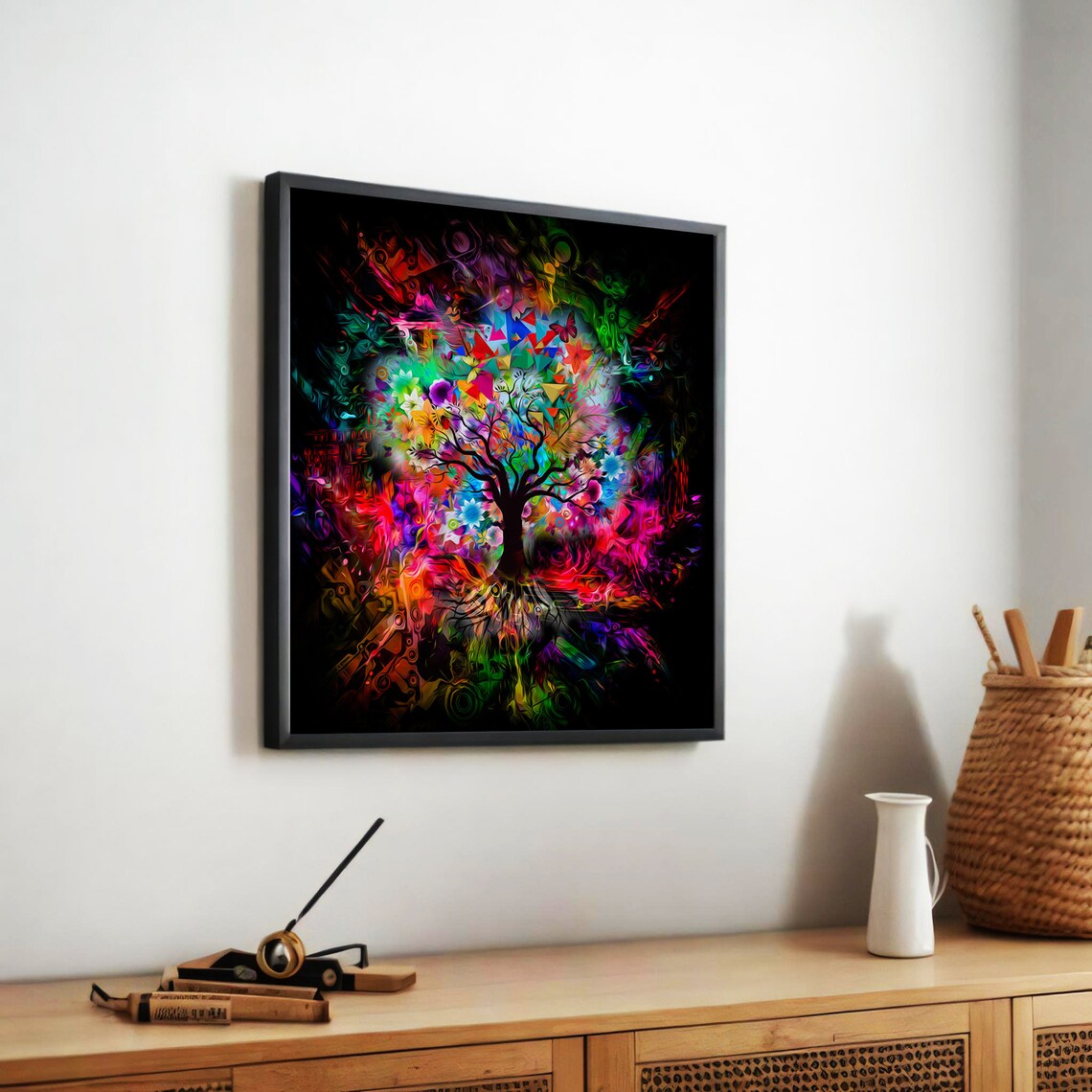 Tree Of Life Abstract Art Print, Vibrant Home Decor - Image 5