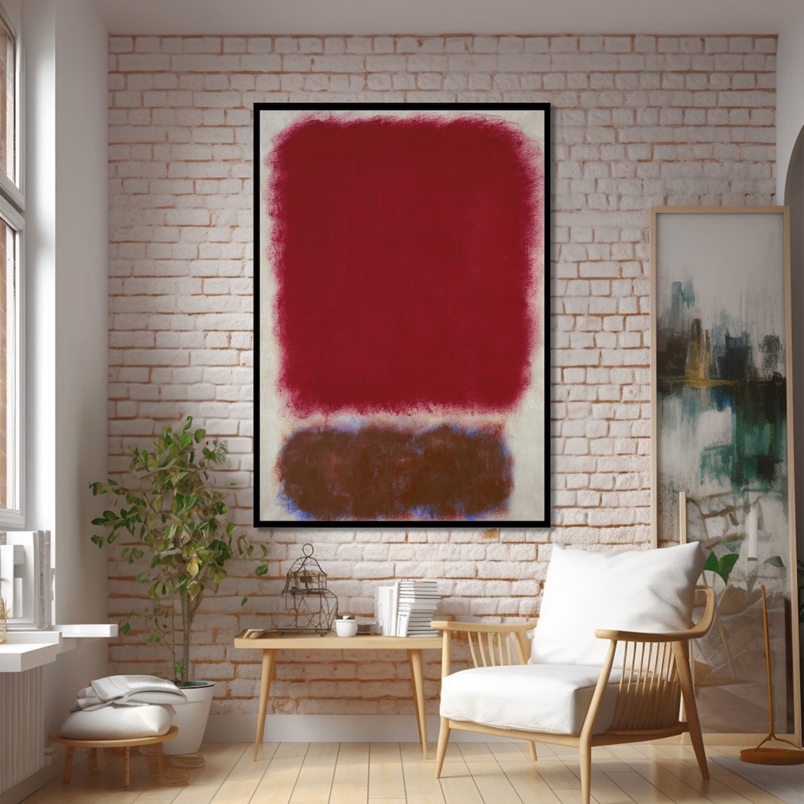 Mark Rothko Style Abstract Art Print, Modern Decor - Image 2