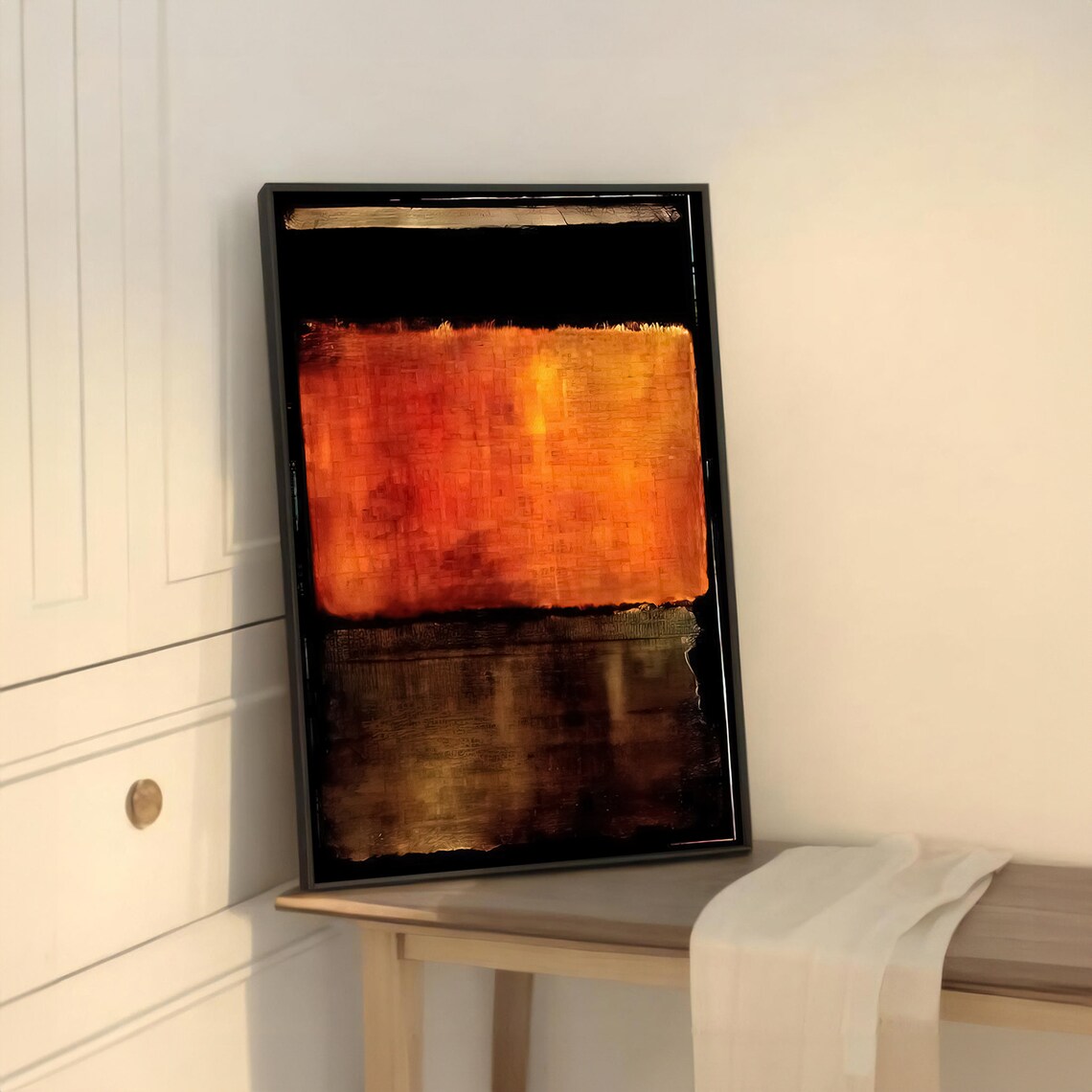 Mark Rokhto Inspired Abstract, Minimalist Art Print - Image 5