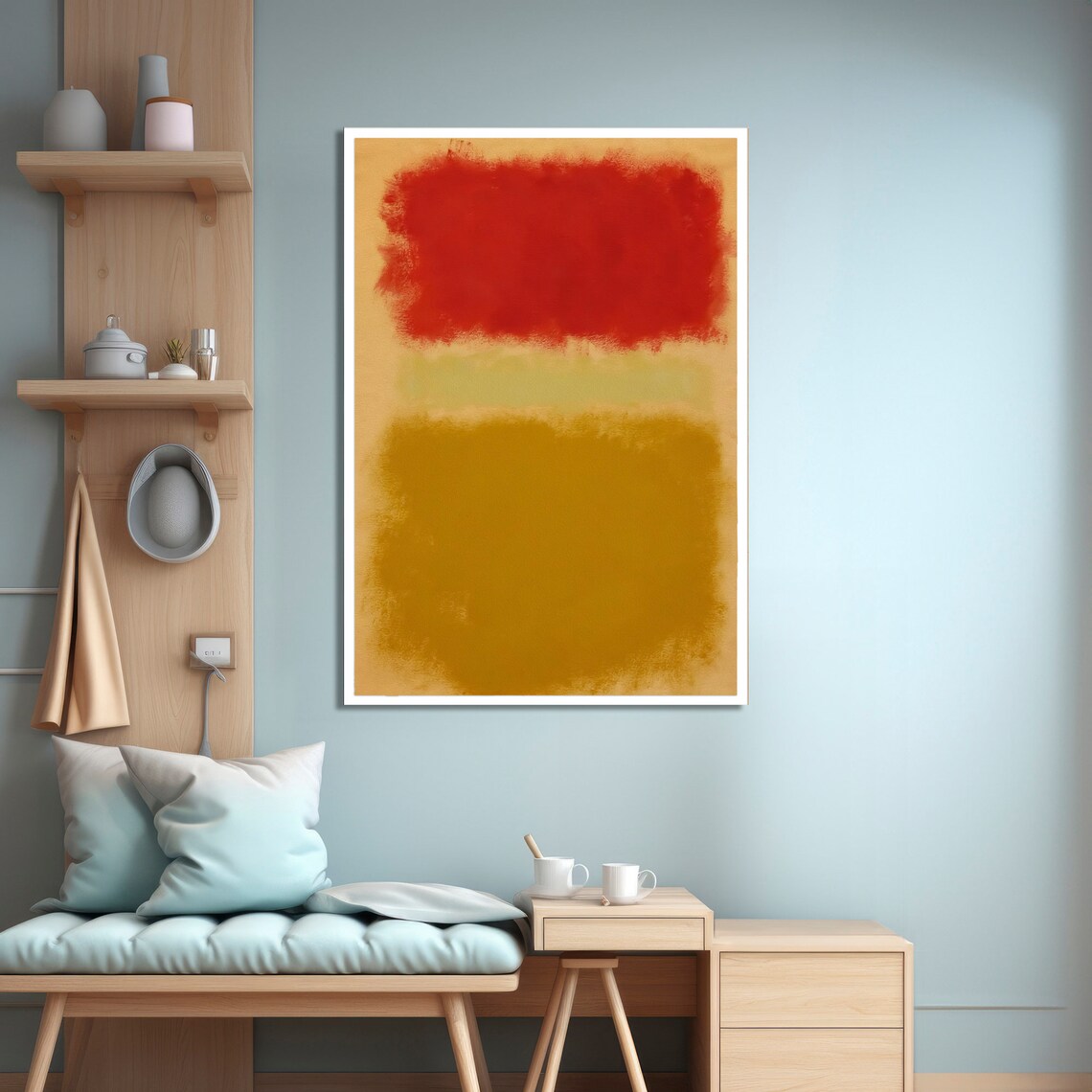 Mark Rokhto Inspired Vibrant Abstract Art - Image 4