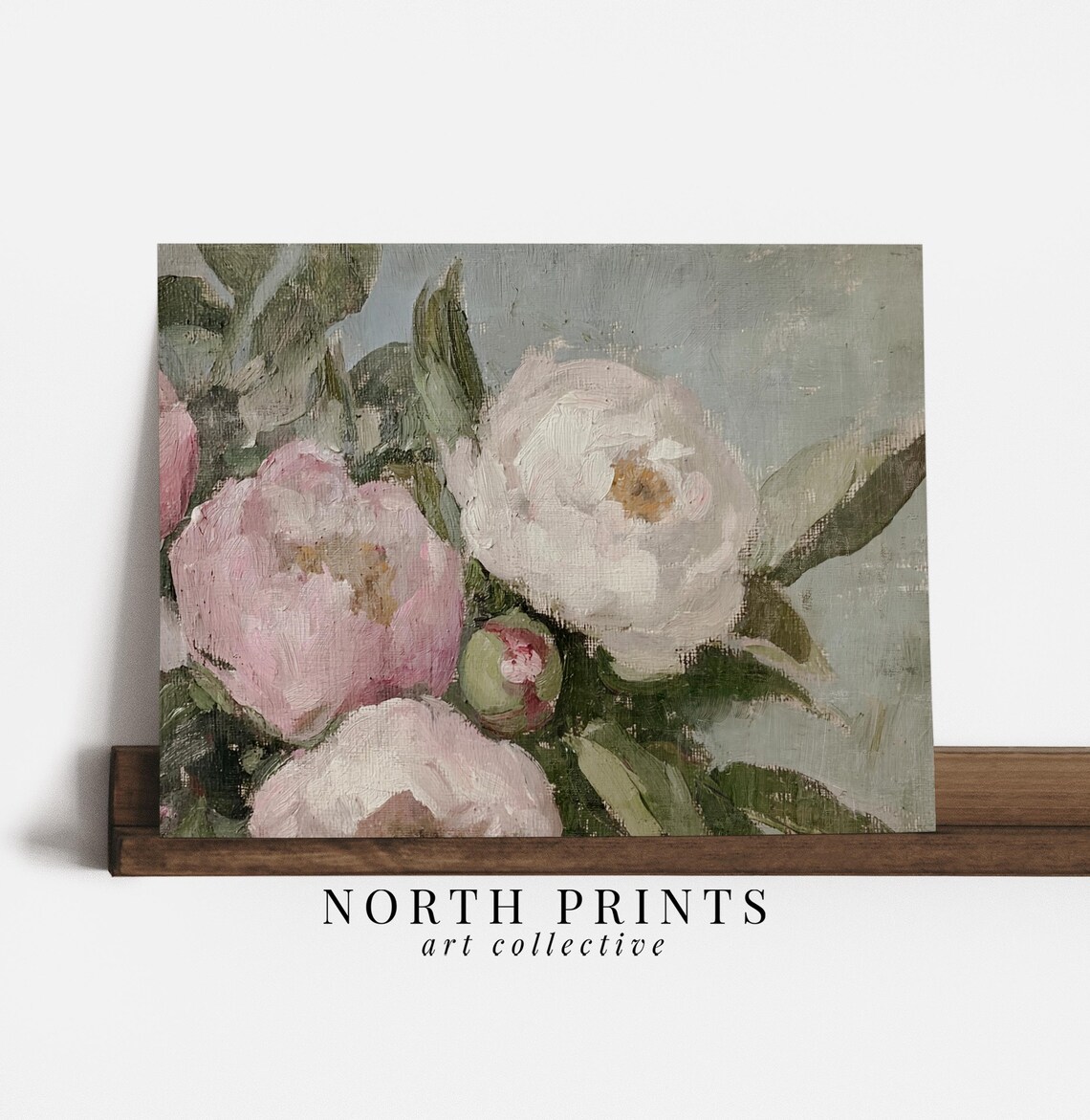 Pastel Flower Bouquet Poster, Cottage Botanical Decor - Image 4