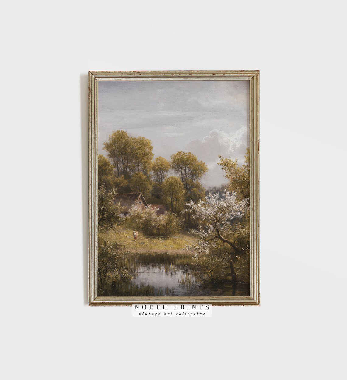 Victorian Vintage Summer Landscape Art Print - Image 2