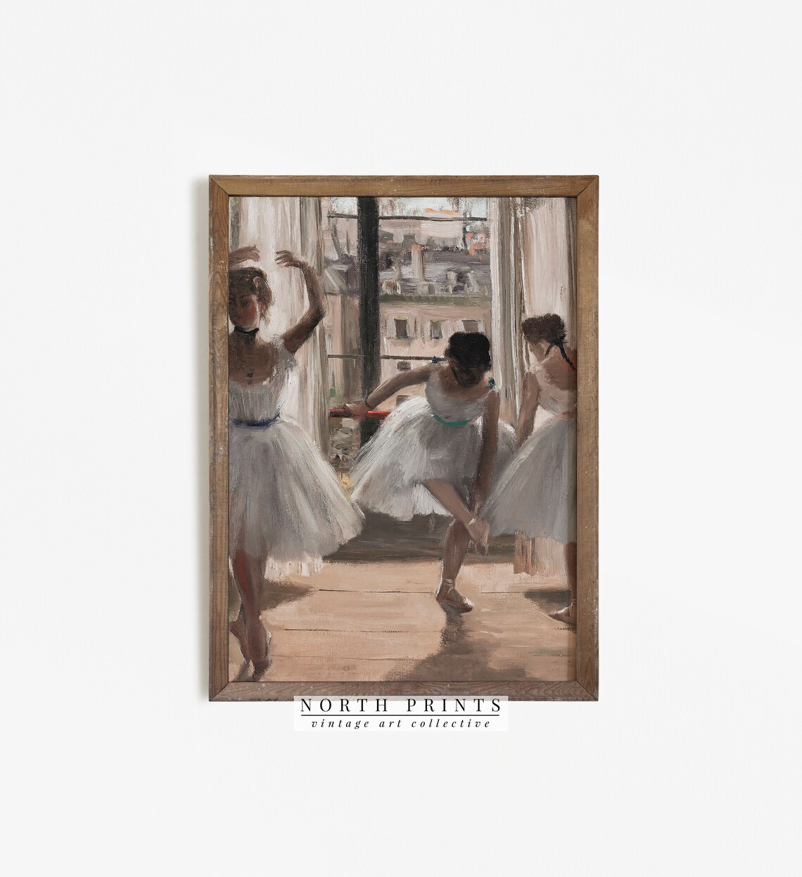 Ballerina Painting Vintage Ballet Art Print