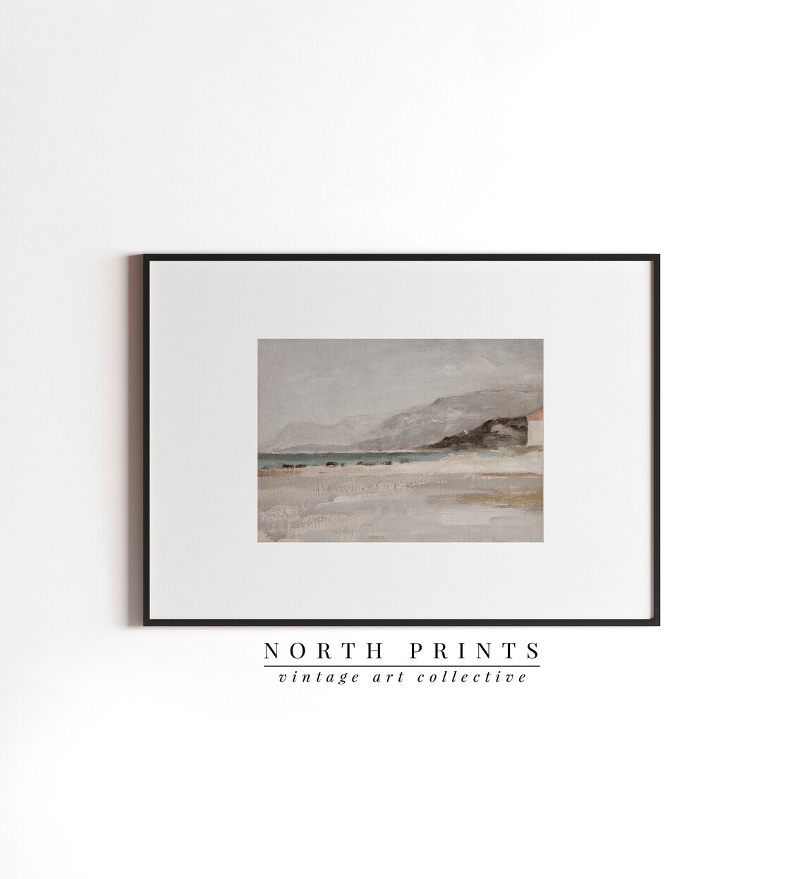 Vintage Italy Coastal Landscape Art Print - Image 3