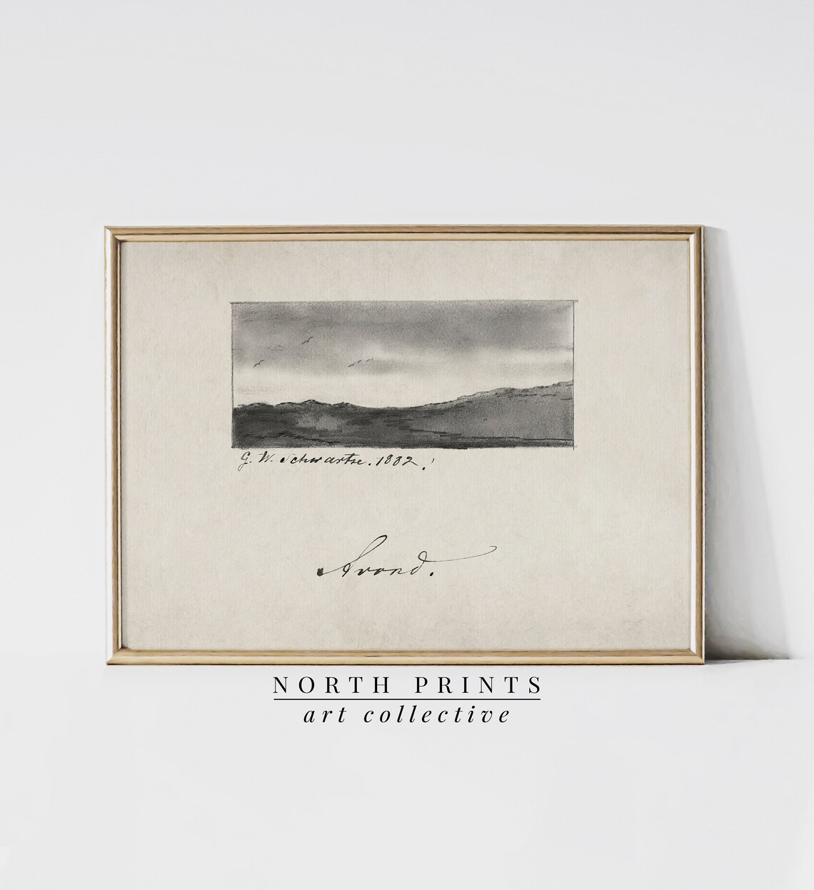 Minimalist Coastal Sketch Art, Neutral Beach House Print - Image 4